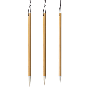 御宝阁小学生正姿大中小白云笔兼毫毛笔大白云小楷笔三年级初中生软笔书法专用毛笔字入门套装国画楷书中号练