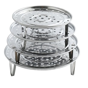 不锈钢蒸盘蒸笼加厚隔水蒸屉蒸架蒸锅篦子面包馒头烹饪用具饭煲