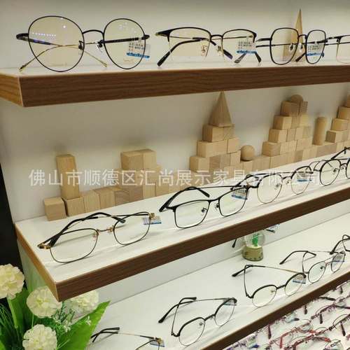 厂家定制眼镜展示架立式墙面中岛柜太阳近视柜台多功能