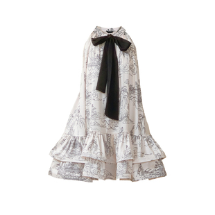 FLONAKED设计师香槟色人鱼姬亮片A型连衣裙重工女装小众设计