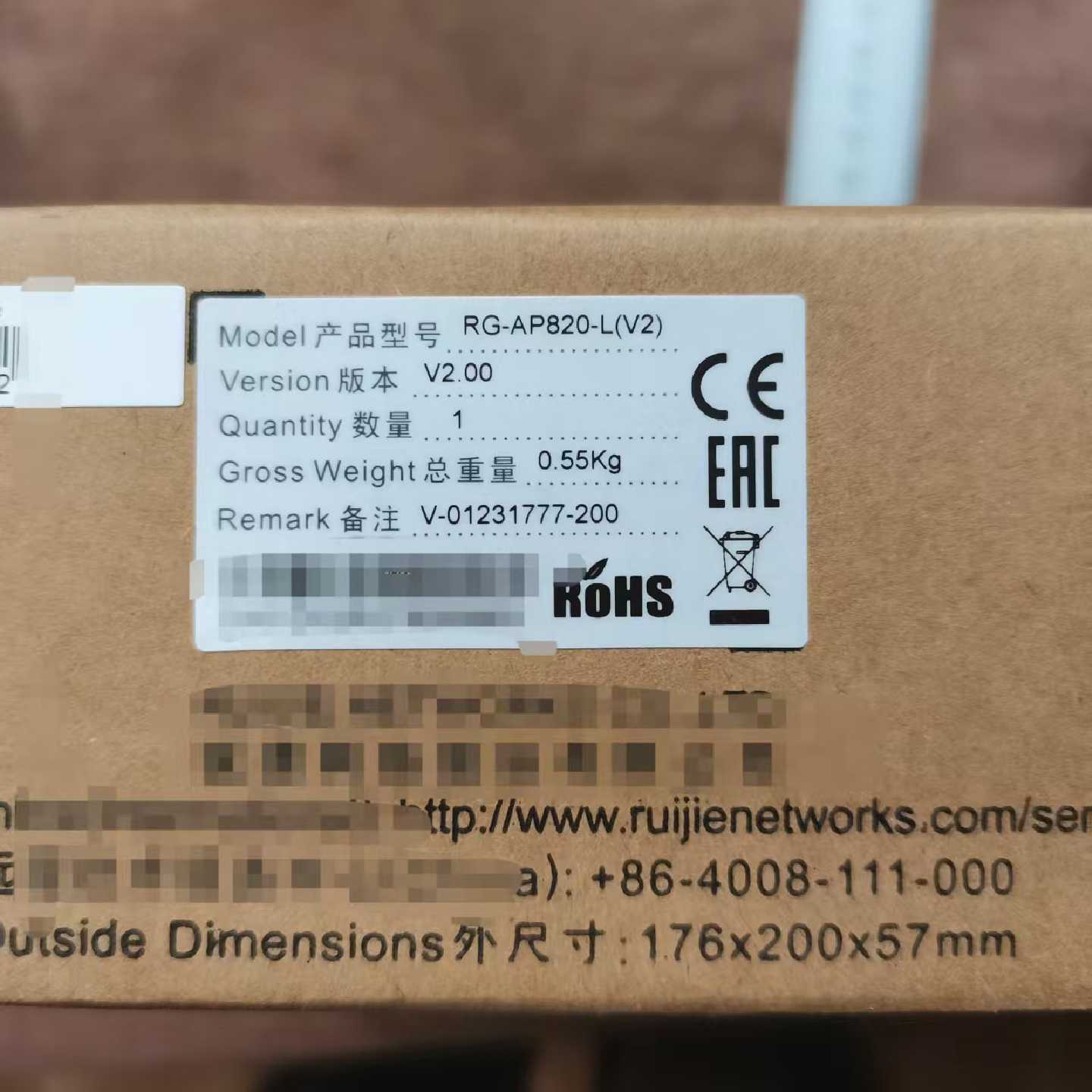 锐捷AP，RG-AP820-L（V2）。—议价图片