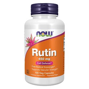 速发NOW芦丁胶囊美国进口Rutin450mg100粒疏通养发营养补充维生素