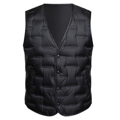 90白鸭绒马甲木创轻薄款冬季内穿