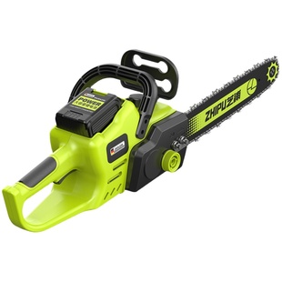 电锯家用小型手持大功率充电式锂电池大容量链条剧锯树神器伐木据