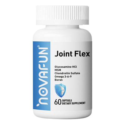 美国直邮NOVAFUN氨糖MSM软骨素维骨力Omega3鱼油关节养护胶囊60粒