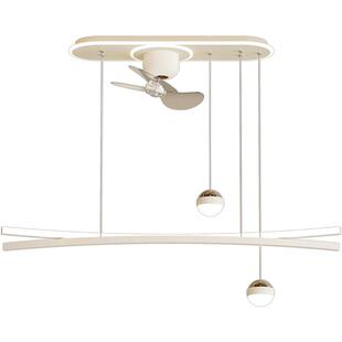 创意餐厅灯简约现代风扇灯led吊灯客厅卧室灯餐桌吧台灯房间灯具