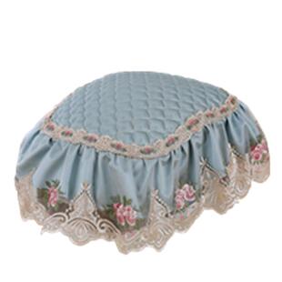 田园椭圆形电饭锅罩套多功能盖巾布艺蕾丝电饭煲盖巾电饭锅防尘罩