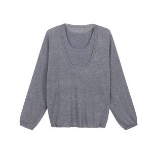 OTHERSTORE 轻氧恋人 氛围感通勤穿搭套装女显瘦针织罩衫长袖上衣