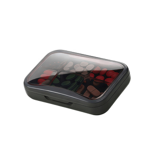 秝客小药盒便携式药品分装收纳一日三餐随身食品级迷你急救药片盒