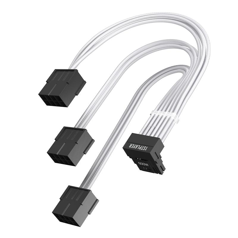 首席玩家FM2附魔ATX3电源双90度定制线 PCIE5模组转接显卡12V2X6