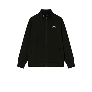 安德玛童装2025新款秋季男女童薄款针织外套中大童透气运动上衣