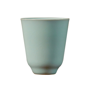 汝窑闻香杯40mL小主人杯单杯景德镇手工陶瓷功夫茶具品茗杯岩茶杯