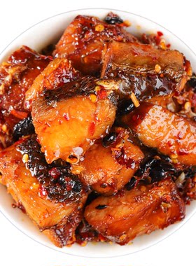 小味儿香辣鱼排湖南特产零食小吃特辣椒酱淡水鱼即食腊鱼块下饭菜