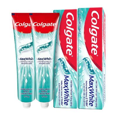 高露洁晶透美白牙膏