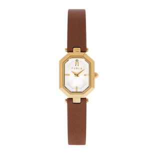 【节日礼物】FURLA芙拉OCTAGONAL系列八角形精钢表壳石英女表