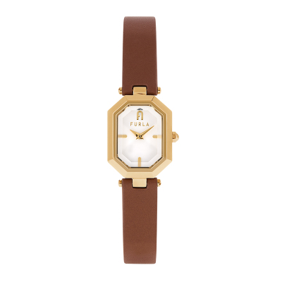 FURLA八角形精钢表壳石英女表
