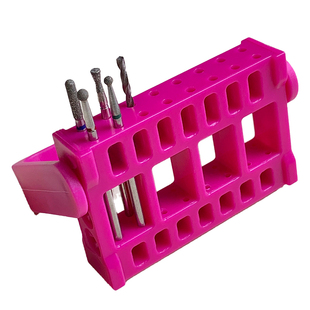 NPC*粉红辣妹*美甲调色盘泡手碗粉尘刷镊子一字剪刀工具收纳套装