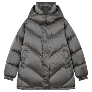 UOOYAA/乌丫经典连帽面包羽绒服