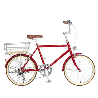 自行车女款复古城市通勤六档变速