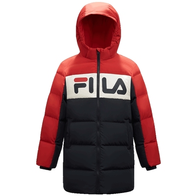 FILA斐乐男小童中长款羽绒服