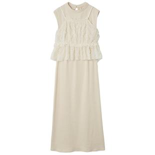 LILY BROWN春夏款荷叶边吊带无袖连衣裙两件套LWFO252093