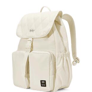 斯凯奇男女同款双肩背包大容量多口袋轻便时尚潮流耐用新潮个性