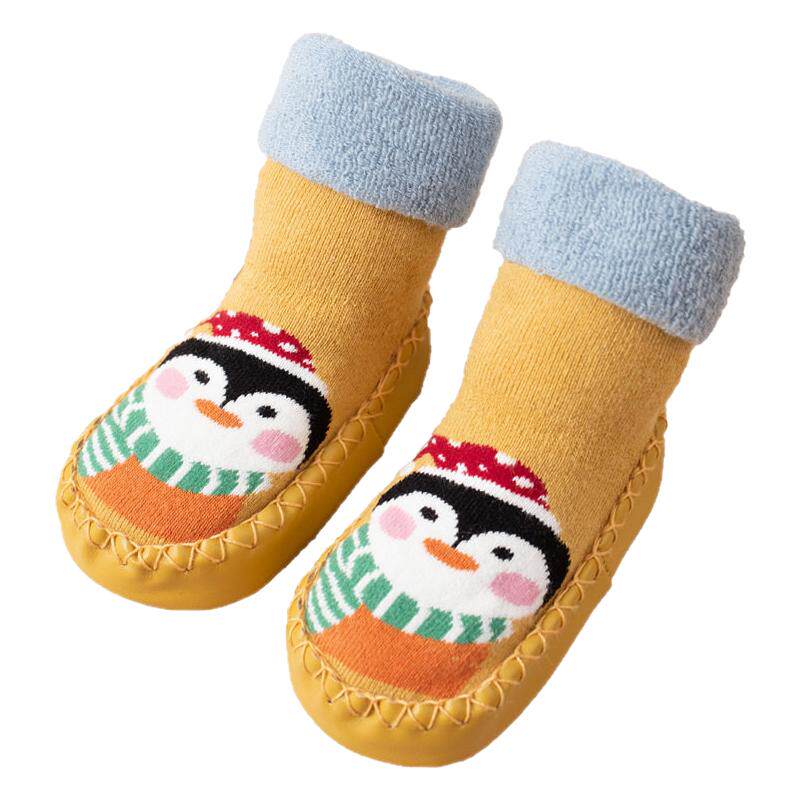 婴儿鞋袜一体春秋冬季连袜子连体