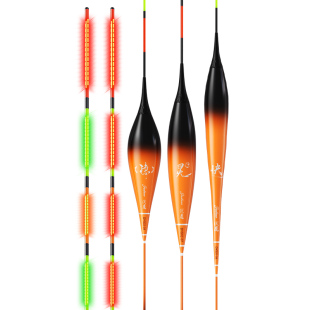 佳钓尼OLED电子夜光漂咬钩变色高灵敏鲫鱼漂日夜两用超细硬尾浮漂