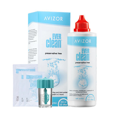 AVIZOR优卓优可伶双氧水护理液ok镜rgp硬性隐形眼镜350ml角膜塑性