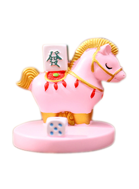 马上有钱手机支架卡通生肖马吉祥物摆件马年伴手礼送朋友新年礼物