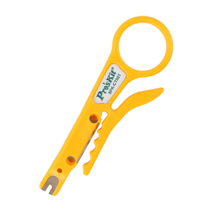 台湾宝工小黄刀电话网线剥线刀剥线器去皮刀打线刀简易8PK-CT001