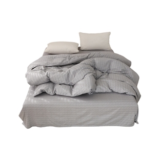 冷杉 中性冷淡风素净纯棉被套被罩单件100全棉被套学生宿舍单双人