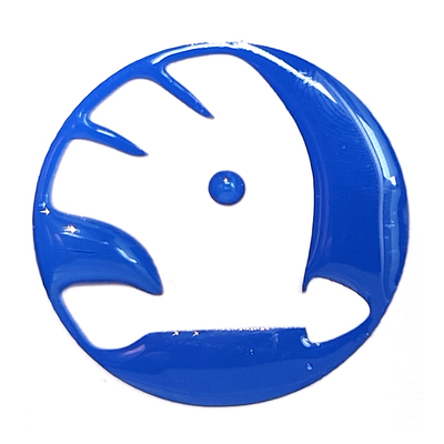 斯柯达方向盘车标贴滴胶