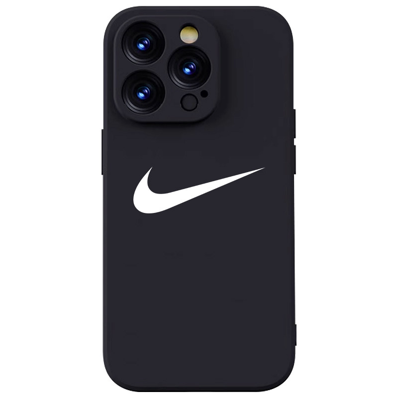 欧美潮牌简约11nike情侣适用15苹果13promax手机壳14pro直边硅胶软xs/XR防摔外壳8plus男女款6/
