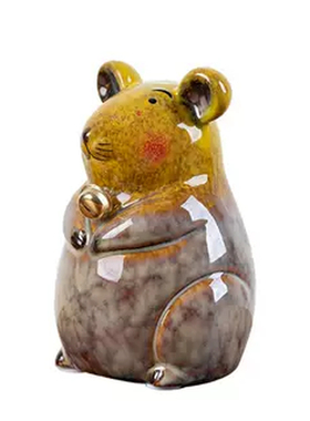 手工陶瓷儿童零钱罐可存可取