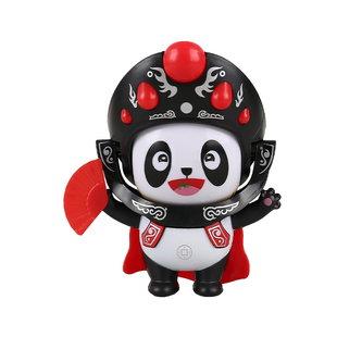 国潮变脸川剧娃娃正版熊猫玩偶四川纪念品挂件小公仔男孩玩具礼物