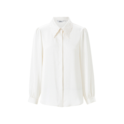 Ditto/迪图高级感气质长袖衬衫