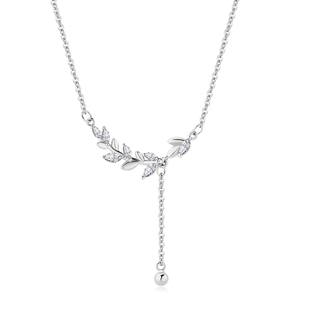 「穗穗平安」s925纯银麦穗项链女轻奢小众锁骨链送女朋友生日礼物