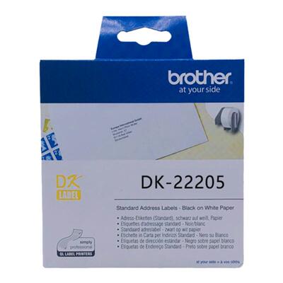 兄弟热敏标签贴纸DK-22205条码纸