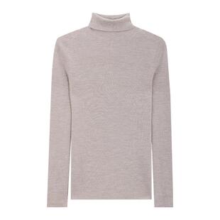 Mind Bridge【绵羊毛】2026年春纯色高领羊毛衫女士简约毛衣打底