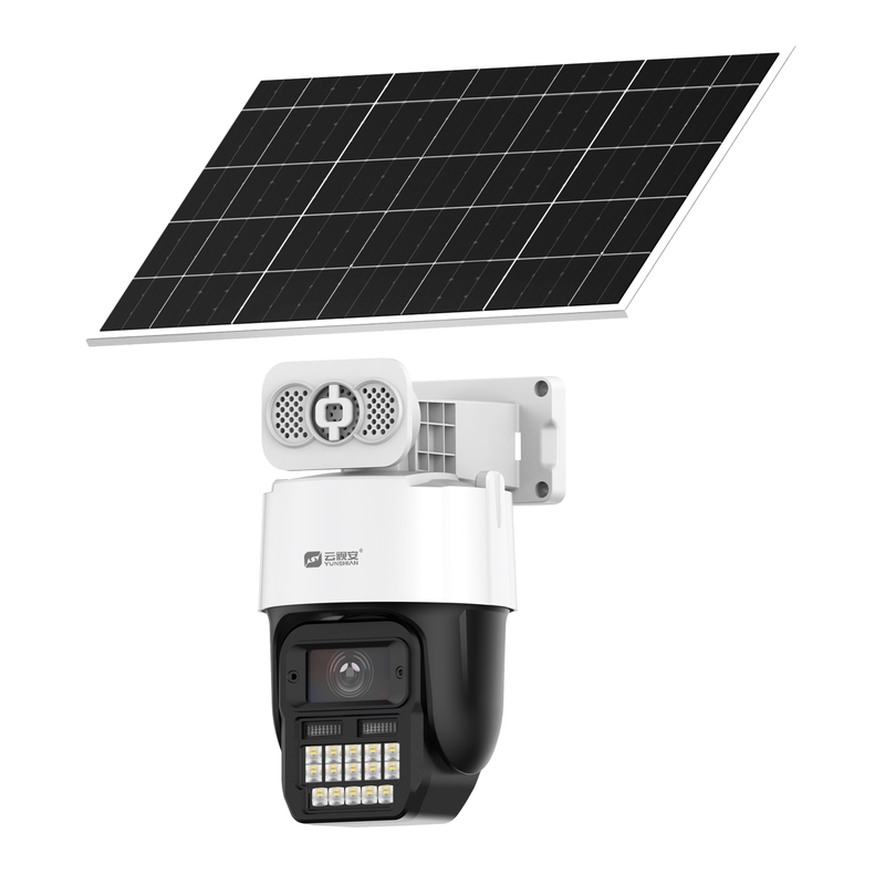 太阳能超清全彩夜视4G无线摄像头无电无网手机远程户外监控器摄影