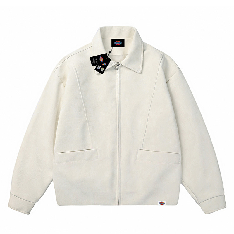 Dickies翻领PU皮衣外套夹克衣服