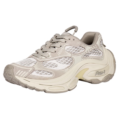 ASH男女同款 2026春夏新款DRAGON龙鳞鞋拼色厚底老爹鞋增高运动鞋