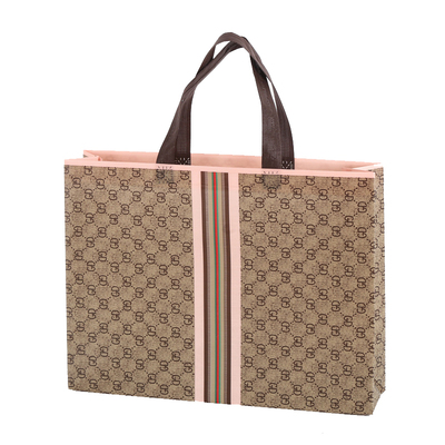 粉边咖啡高档无纺布覆膜