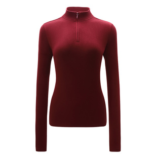 素湃Supield云感热力绒半拉链打底衫女透气保暖上装修身秋抓绒衣