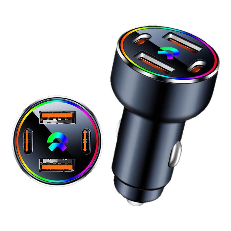 适用于蔚来ES6EC6ET5TES8ES7车载充电器超级快充线车充点烟器插头