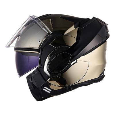 电镀摩托车头盔摩托车头盔揭面盔
