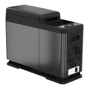 冰虎车载中央扶手冰箱12V商务车改装冷藏冷冻小冰柜压缩机制冷