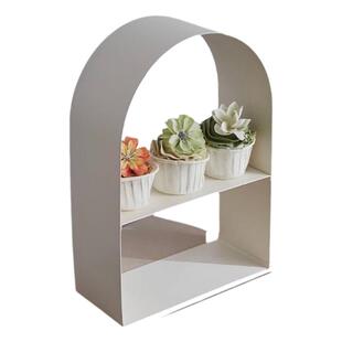 奶油风甜品台摆件展示架蛋糕托盘生日婚礼茶歇摆台下午茶点心架子