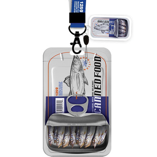 JoeJoe罐头鱼地铁卡套公交车证件挂绳挂脖门禁饭卡可爱学生校园卡